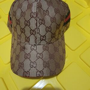 Gucci Beige Monogram Men's Hat
